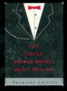 1991 Arena Draft Picks TUXEDO FRENCH NHL HOCKEY CARD 1-33 CHECKLIST SEE LIST