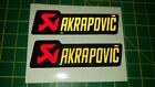 Domed reflective AKRAPOVIC sticker decal for Motorbike - Race*Gel red/yellow