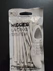 HICKIES TIE-FREE LACING SYSTEM SLIP-ON UNISEX 14 LACES  NEW~GREY