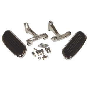 Kit de tablero de piso de pasajeros estilo StreamLiner cromado estilo Harley Touring 1997-2008 - Imagen 1 de 2