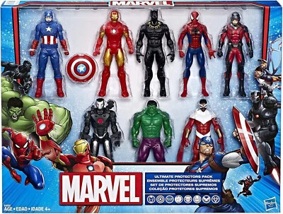 Hasbro Marvel Ultimate Protectors Action Figuren 8Pack Sammelfiguren Superhelden - Bild 1 von 4