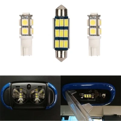 3Pcs LED Light Bulbs Interior White Lights Fit for 2007-2018 Jeep Wrangler JK Foto 1 de 4
