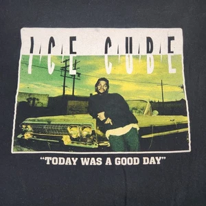 Ice Cube Shirt Mens Medium Black Today Was A Good Day Rap Tee Hip Hop Music - Picture 1 of 11