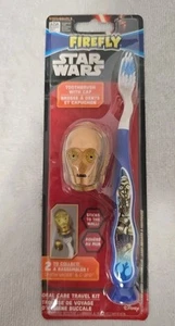 Star Wars C-3PO Oral Care Travel Kit Toothbrush Molded Helmet Cover 2015 - Picture 1 of 2