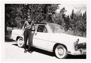 KID & FANCY AMERICAN CAR Teenage boy photo, retro Americana dream holiday +7541E - Picture 1 of 1