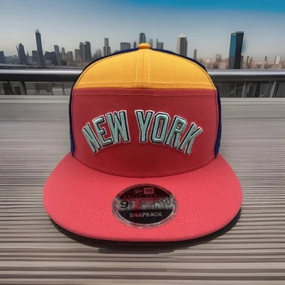 Gorra New York Yankees 9FIFTY "Coral Split" Edición Limitada Gorra Snapback H15 Foto 1 de 4