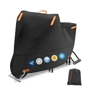 Motorbike Cover for Outside Storage, Waterproof Motorcycle Scooter Moped Cover - Picture 1 of 8