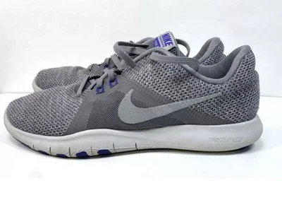 Nike Mujer Flex TR 8 Atlético Correr Entrenamiento Parte Superior Baja Tenis Gris Talla 9.5 Foto 1 de 4