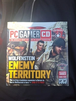 Wolfenstein PC Gamer CD Magazine September 2003 Disc 7.32 Exclusive Demo Disc - Image 1 of 2