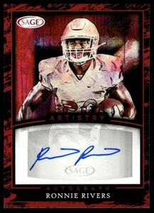 2022 SAGE #A-RR Ronnie Rivers Autographs Red - Picture 1 of 2