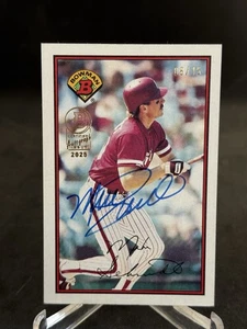 2025 Bowman 1989 Bowman Mike Schmidt Auto Buyback /15 Originals #402 Phillies - Picture 1 of 2