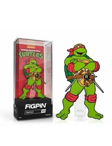 FiGPiN Teenage Mutant Ninja Turtles Raphael Enamel Pin First Edition Number 569 - Picture 1 of 3