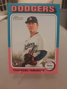 2024 Topps Heritage High Number - Yoshinobu Yamamoto #553 (RC) - Picture 1 of 2