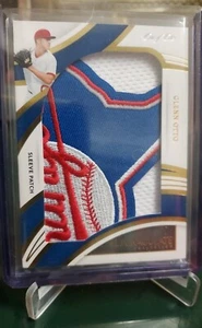2022 Panini Immaculate Baseball Glenn Otto Texas Rangers Patch Logo Card #1/1 - Bild 1 von 5