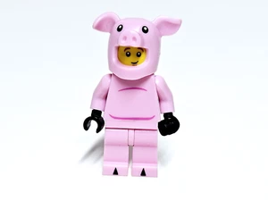 Lego Piggy Guy Man in a Pink Pig Costume Minifigure Collectible CMF - Picture 1 of 2
