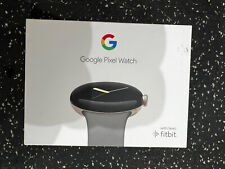Google - Pixel Watch - Gold Steal Smartwatch - 41mm -Wifi/BT - Hazel Active Band