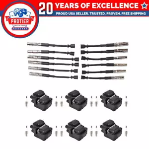 Juego de 6 bobinas de encendido + juego de cables + bujía compatible con Mercedes-Benz C - Imagen 1 de 1