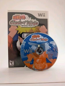 Naruto Clash of Ninja Revolution (Nintendo Wii, 2007) Game & Case Cleaned Tested - Picture 1 of 6