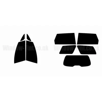 Filme frontal e traseiro kit completo de matiz de janela pré-cortado para Mitsubishi Grandis MPV 2003+ - Imagem 1 de 4