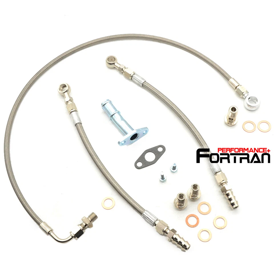 Kit Turbo Aceite/Línea de Agua Volvo 740 940 B230FT con Turbocompresor MHI TD04 - Imagen 1 de 1