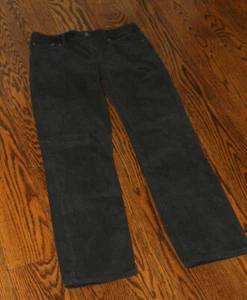 Chaps Boy's Black Corduroy Straight Leg Pants Size 16 - Picture 1 of 9