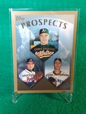 1999 Topps #210 Bruce Chen Braves Chris Enochs Athletics Ryan Anderson Mariners 
