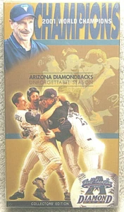 2001 WORLD CHAMPIONS ARIZONA DIAMONDBACKS - VHS - COLLECTOR'S EDITION - BASEBALL - Picture 1 of 4