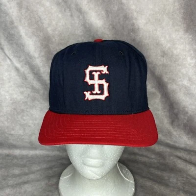 Vintage New Era Pro Model Spokane Indians Baseball  Snapback Cap Hat Made In USA - Image 1 of 4