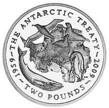 BRITISH ANTARCTIC TERRITORY 2 Pounds 2009 BU 'Antarctic Animals'