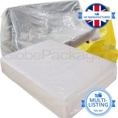 HEAVY DUTY FURNITURE STORAGE COVERS BAGS *ALL TYPES & QTY'S* SOFA MATTRESS CHAIR - Image 1 of 4