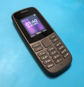 Nokia 105 (2019) Mobile Phone (TA-1203) Black, Unlocked, Excellent, GRADE A - Zdjęcie 1 z 4