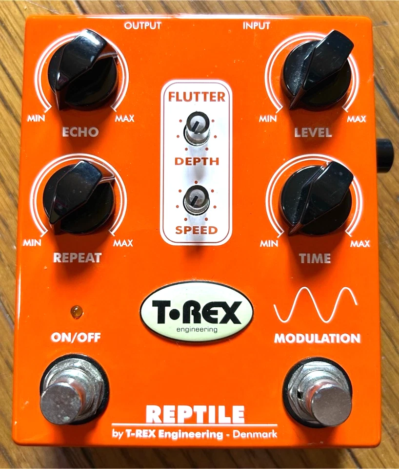 T-Rex Reptile Analog Tape Echo Simulator Guitar Effect Pedal - Image 1 of 4
