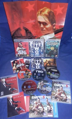 PS3; Red Dead Redemption, Army of Two, Bioshock, Hitman Absolution, Far Cry 3,VG - Image 1 of 4