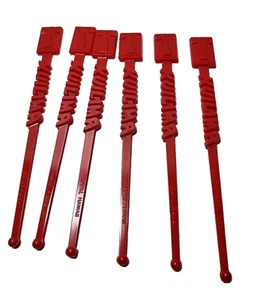 6 Vintage Swizzle Cocktail Drink Stir Sticks Kuilima Hotel Oahu Hawaii Lot JB2D - Picture 1 of 5