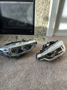 BMW M3 M4 Full Headlight Set OEM - Picture 1 of 10