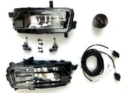 Fog Lights Complete Set Retrofit NSW Set Switch SW Fits VW T6 - Image 1 of 4