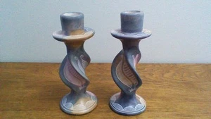 Pastel Swirl Candlesticks - Picture 1 of 3