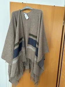 Bogner Poncho Strickjacke Damen Cardigan Jacke Gr. M Schurwolle - Bild 1 von 6