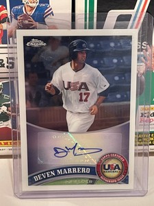 2011 Topps Chrome USA Baseball Deven Marrero Auto USABB13