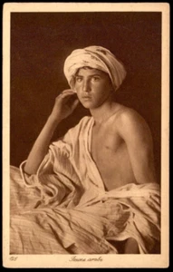 North Africa ethnic Arab nude male original vintage 1910s LEHNERT & LANDROCK - Picture 1 of 2