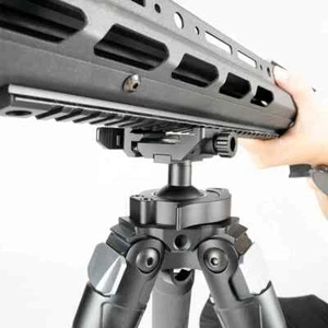 Linkogear Carbon Fiber Tripod – Picatinny/Arca, 64" Max, 66lb Capacity - Black - Picture 1 of 7