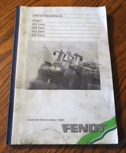 FENDT 918 920 924 926 Vario Tractor Operating Operators Manual 72427086 AGCO - Picture 1 of 12