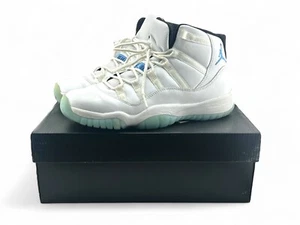 Nike Air Jordan 11 Retro Legend Blue GS White Leather Size 6Y Women’s 8 - Picture 1 of 11