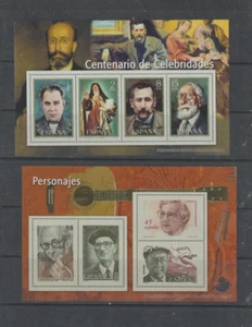 España Personajes Hojitas Recuerdo de emisiones deaños 1971-94 (HA-448) - Picture 1 of 1