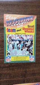 1989 TOUCHDOWN UK ENGLAND NFL CARD STEELERS FIGHTING FOR A FUMBLE DELTON HALL  - Picture 1 of 1