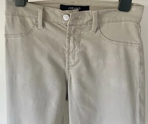 J Brand Long Women's Trousers W24 Beige Super Skinny Biscuit UK 4/6 Excellent - Picture 1 of 5