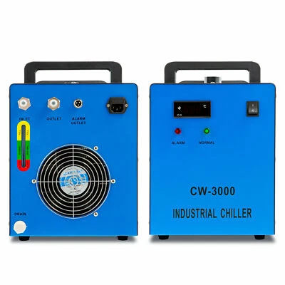 OMTech 冷水机 CW3000 适用于 40W 50W CO2 激光管切割雕刻机 — 第 1/4 张图片