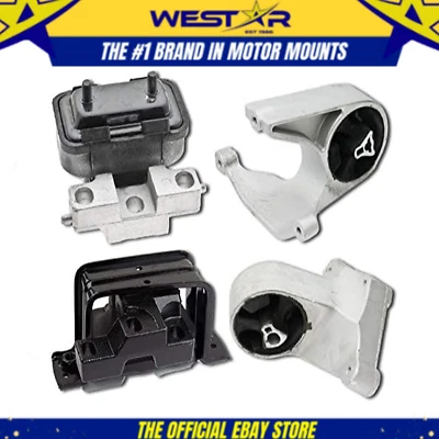 Juego de 4 piezas de montaje Motor&Trans para Chrysler Sebring/Dodge Stratus 01-06 2,4/2,7 L Foto 1 de 3