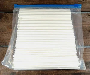 Boardwalk Unwrapped Paper Straws 7 3/4" x 1/4" White/Blanco 100/Pack - Picture 1 of 4