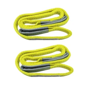 Indusafe 1"x6'Eye-Eye Web Lifting Sling Straps for Rigging Towing, Pack of 2 - Picture 1 of 15